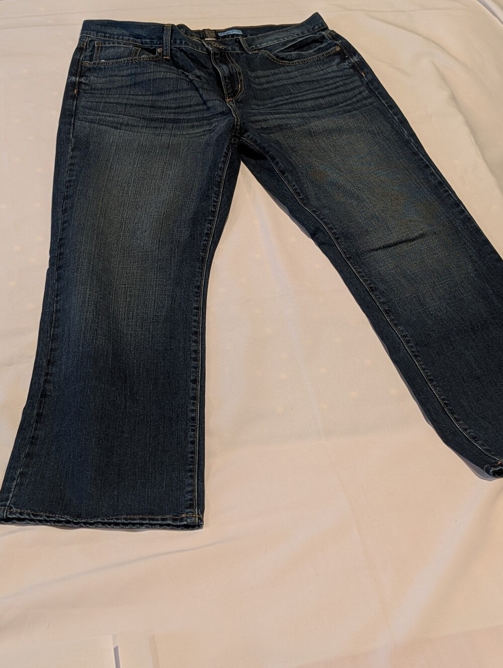 Men's Apt. 9 36/32 Dark Blue Relaxed Fit Jeans